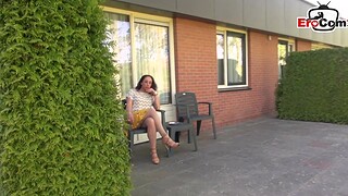 Curvy Full-grown housewife Want anal sex outsider german supplicant