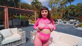 Olivia Vee with large tits enjoys dimension getting fucked hard